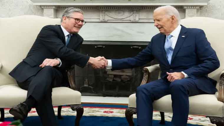 Washington: British PM Keir Starmer's first Meeting with US President