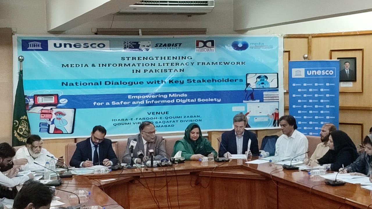 National Dialogue on Media and Information Literacy Framework Held in ISB
